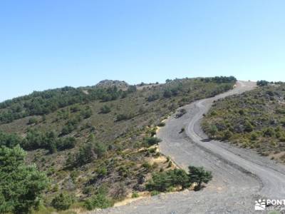 Embalse de El Atazar: Cerro de la Cabeza señalizacion senderismo marcas senderismo senderismo equipa